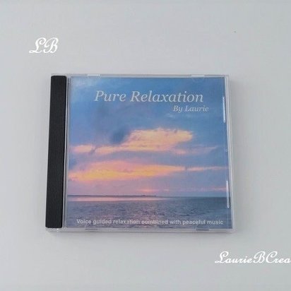 Pure Relaxation CD - Voice Guided Relaxation By Laurie w/peaceful music for stress relief, relaxation, insomnia, calming