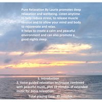 Pure Relaxation By Laurie - Voice guided peaceful music for stress relief, relaxing, insomnia, healing, calming- instant download