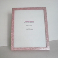Glitter Picture Frame - Sparkling Fine Glitter in a Variety of Colors for 8 x 10 photos and info