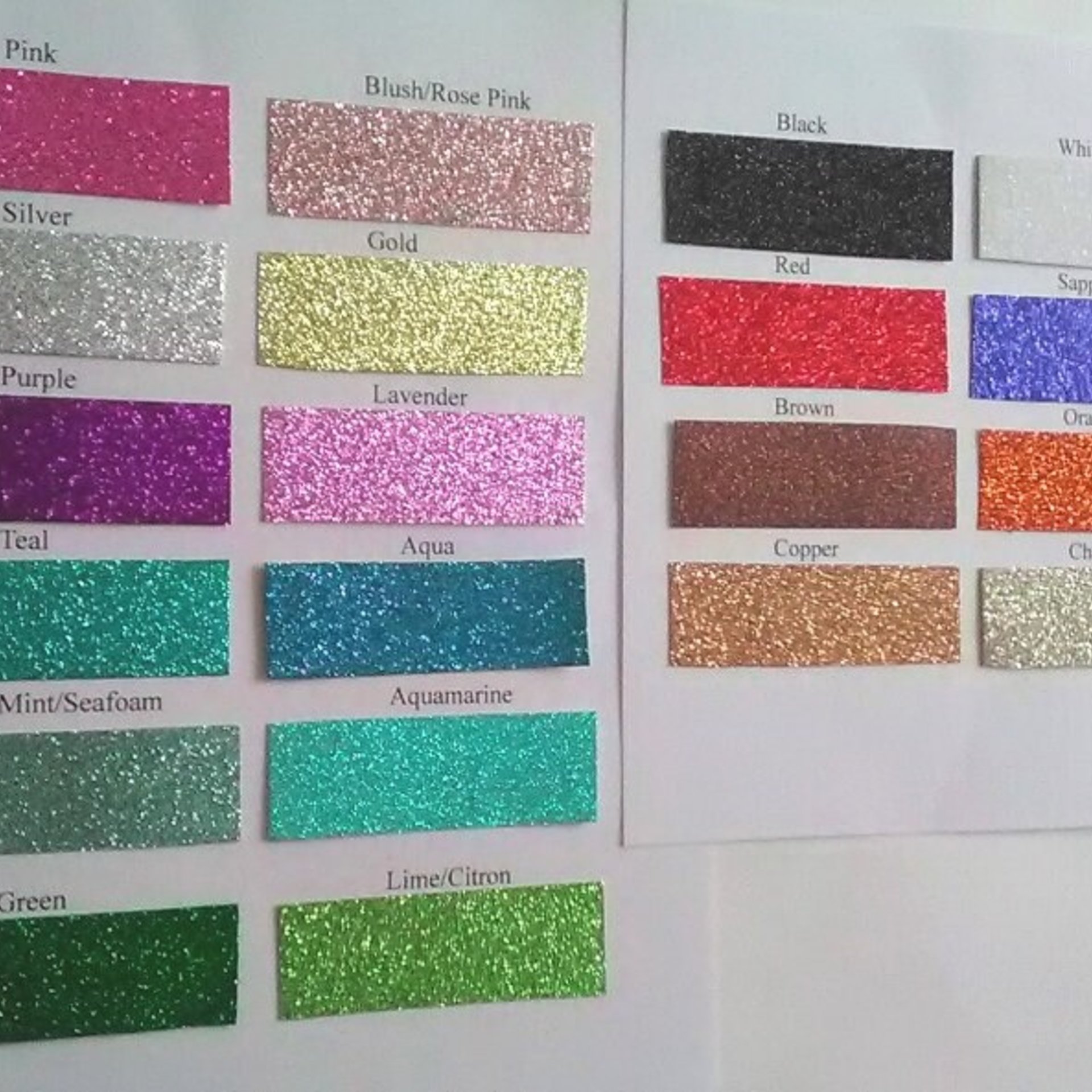 Glitter & Bling Tissue Box Cover-Sparkling Fine Glitter in Turquoise or a Variety of Glitter Colors w/ Clear Rhinestones