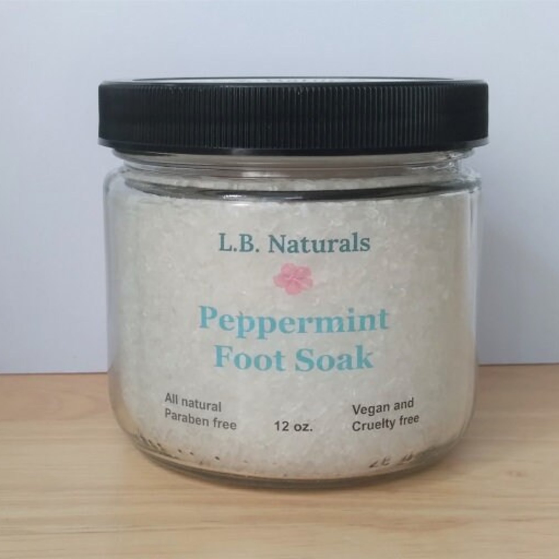 Natural Peppermint Foot Soak w/ Keepsake Seashell Scoop