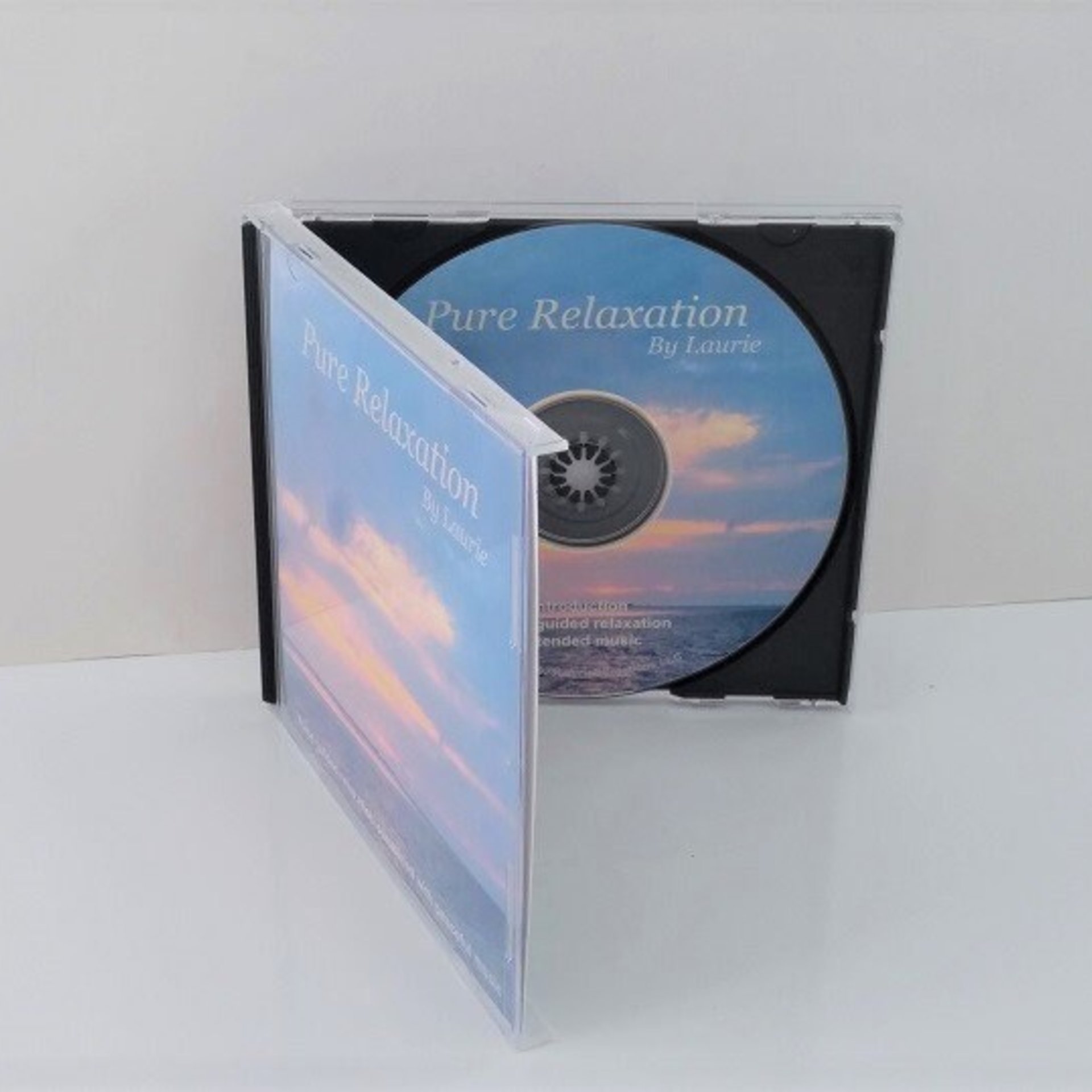 Pure Relaxation CD - Voice Guided Relaxation By Laurie w/peaceful music for stress relief, relaxation, insomnia, calming