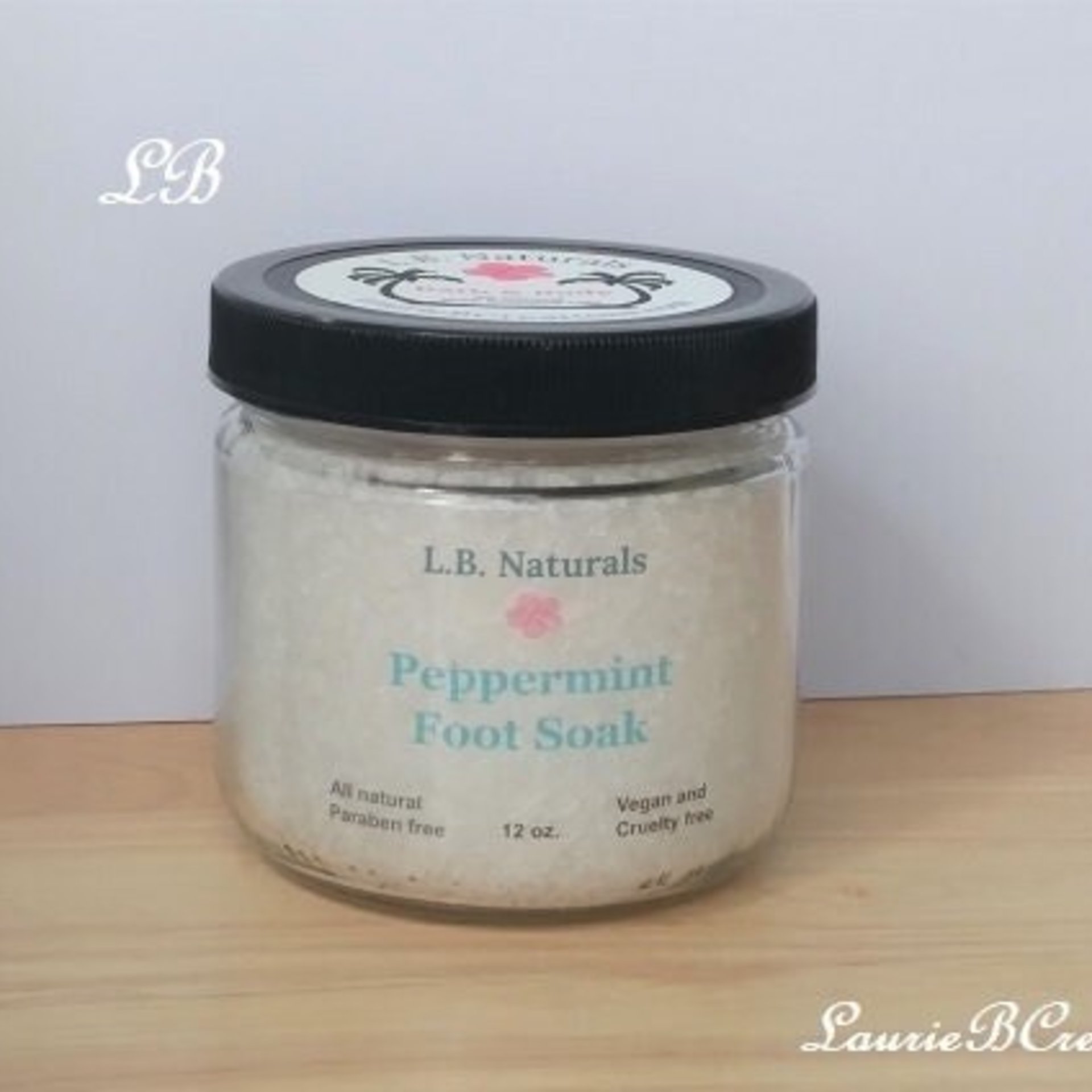 Natural Peppermint Foot Soak w/ Keepsake Seashell Scoop