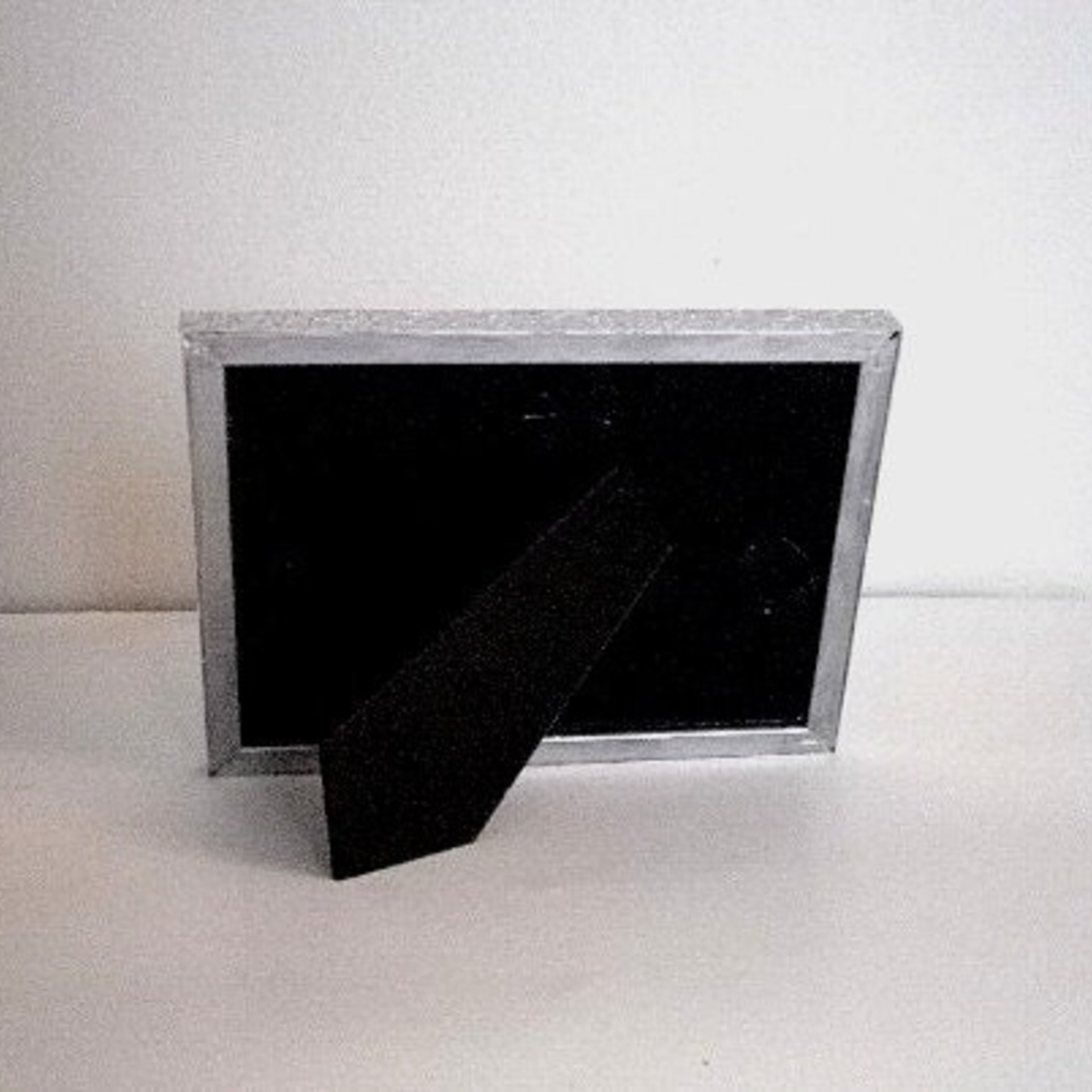Silver Glitter Picture Frame - Decorative, Super Sparkling Octagon/Prisma Glitter-for 4 x 6 or 5 x 7 photos or info
