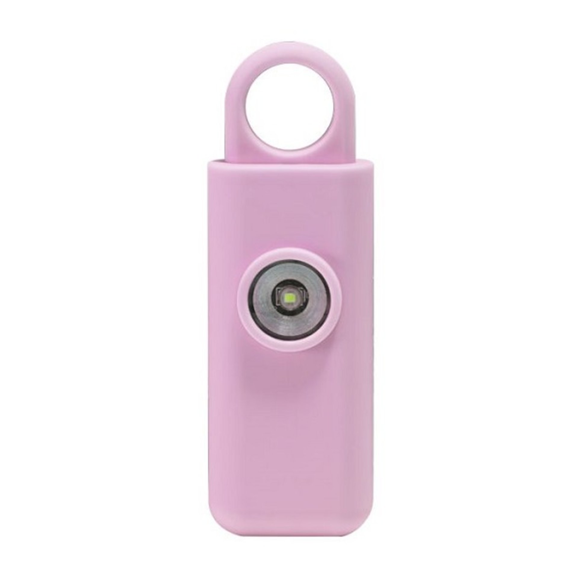 Personal Alarm Keychain- 130 Decibel with Strobe Light - black, light pink, or light blue