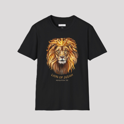 Lion Of Judah softstyle t-shirt - cotton,unisex,black