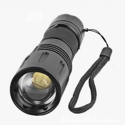 LED Self Defense Zoomable Flashlight