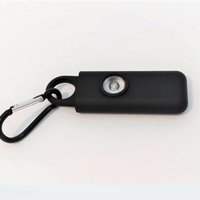 Personal Alarm Keychain 130 decibel with strobe light - black, light pink, or light blue