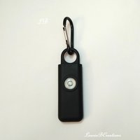Personal Alarm Keychain 130 decibel with strobe light - black, light pink, or light blue
