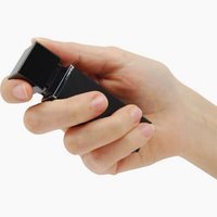 Fashion Lipstick Alarm - 120 decibel personal protection alarm - black 