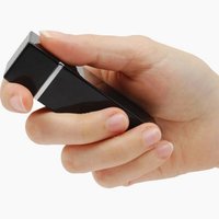 Fashion Lipstick Alarm - 120 decibel personal protection alarm - black 