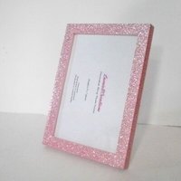 Fine Glitter Picture Frame - Decorative Sparkling Fine Glitter in a Variety of Colors- for 4 x6 or 5 x7 photos or info