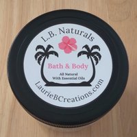 Natural Lavender Bath Salts w/ Keepsake Seashell