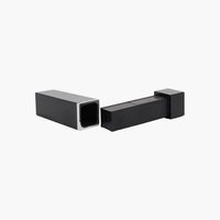 Fashion Lipstick Alarm - 120 decibel personal protection alarm - black 