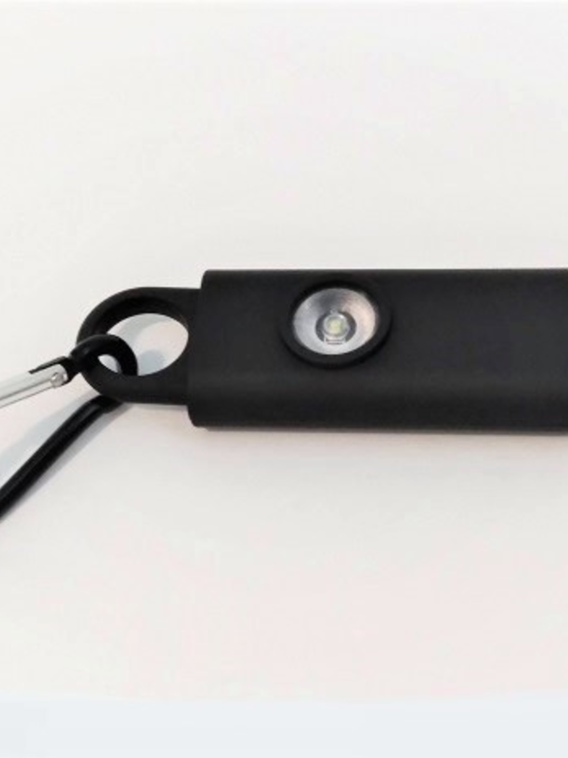 Personal Alarm Keychain 130 decibel with strobe light - black, light pink, or light blue