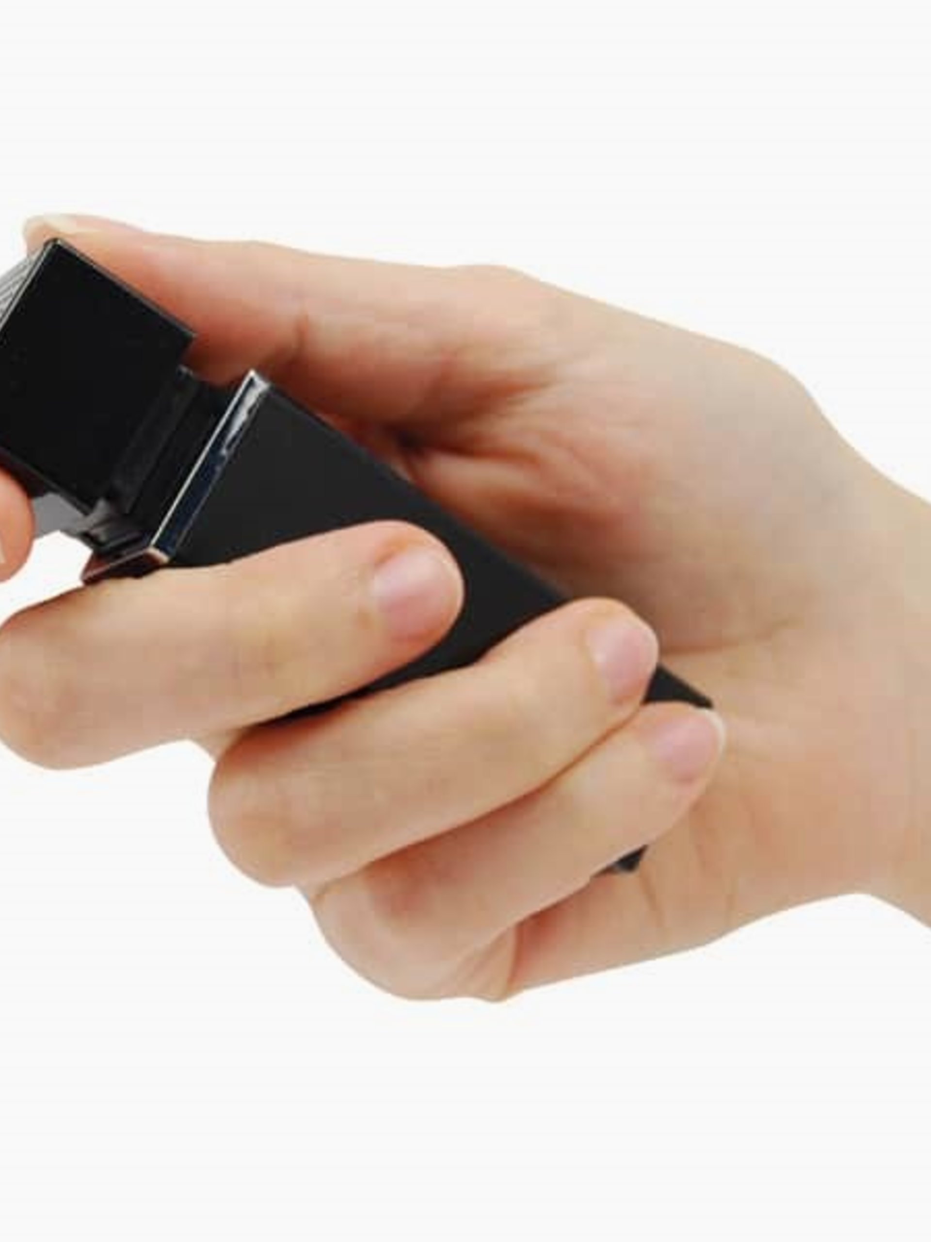 Fashion Lipstick Alarm - 120 decibel personal protection alarm - black 