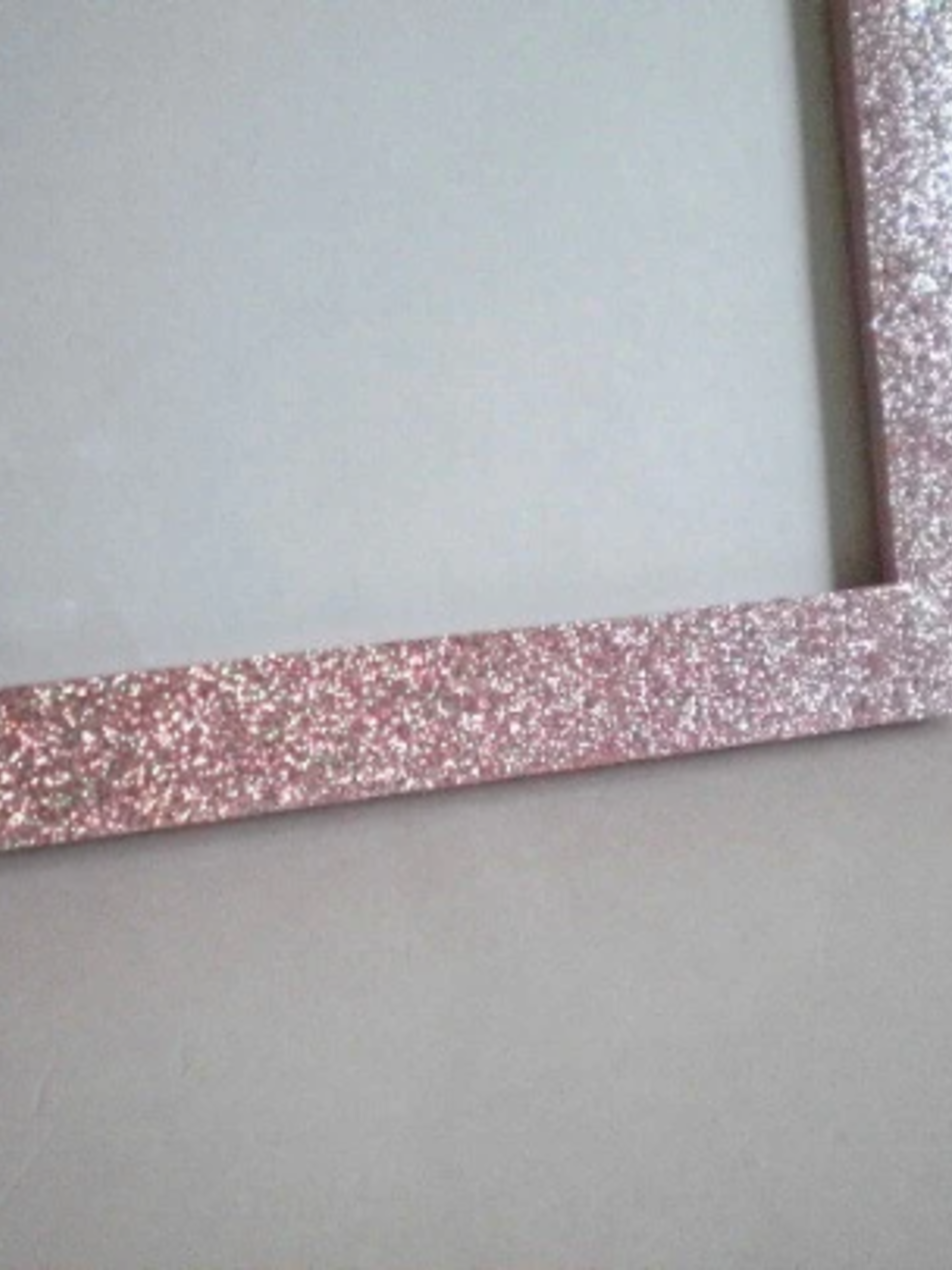 Glitter Picture Frame - Sparkling Fine Glitter in a Variety of Colors for 8 x 10 photos and info