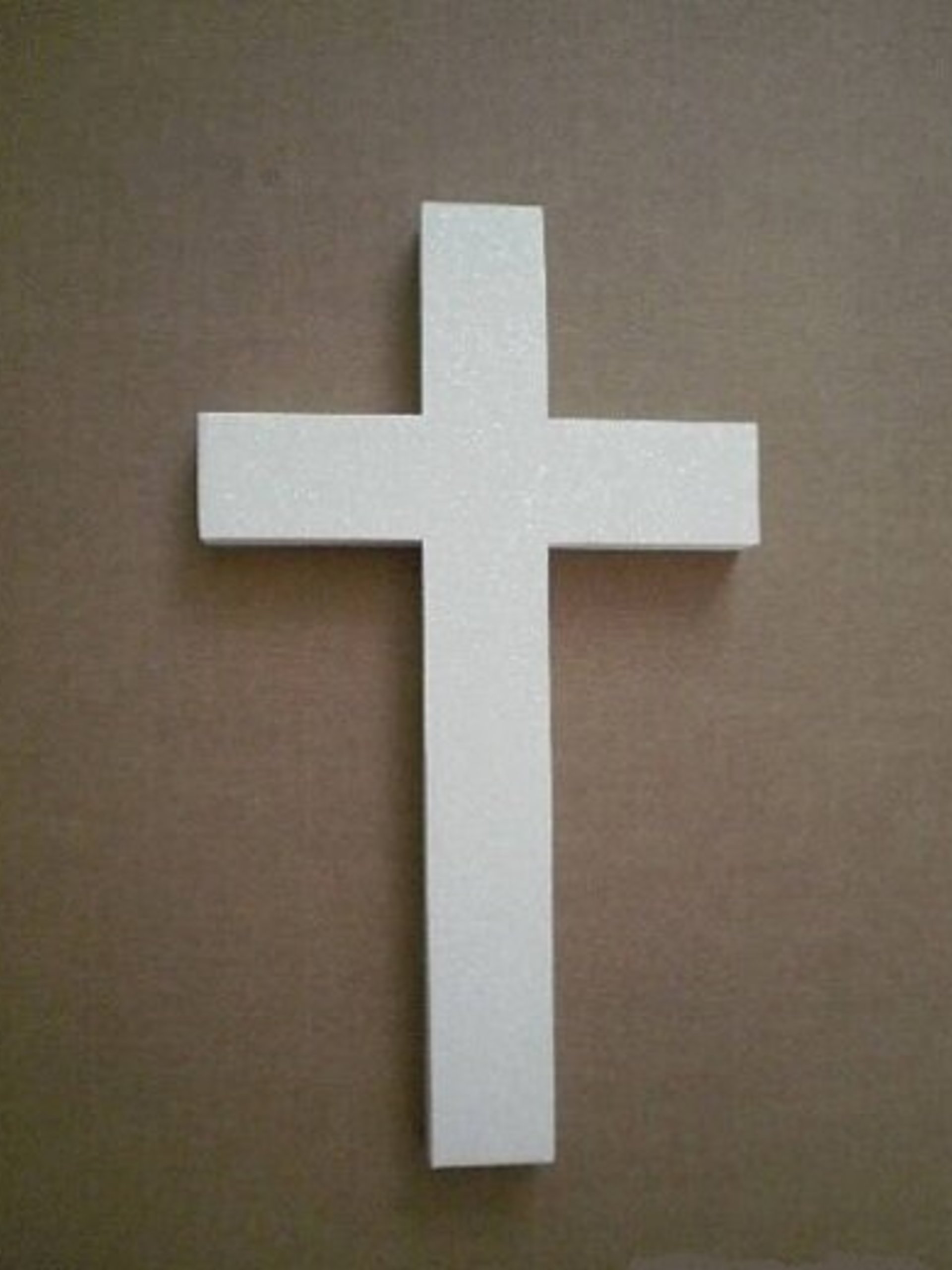Glitter Wall Cross - Sparkling Fine Glitter Cross in Blush/Rose or a Variety of Colors -  9.5" or 12"