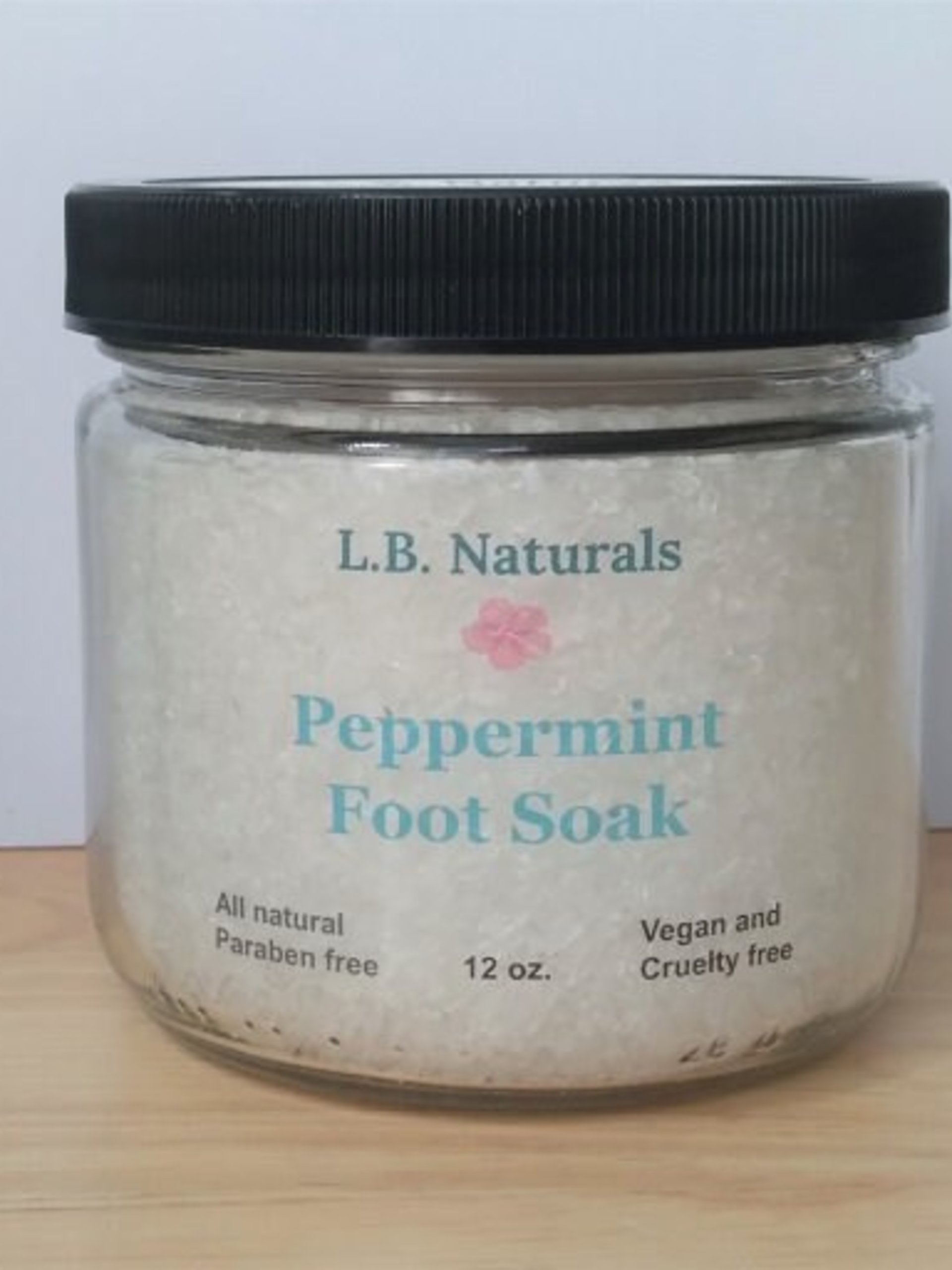 Natural Peppermint Foot Soak w/ Keepsake Seashell Scoop