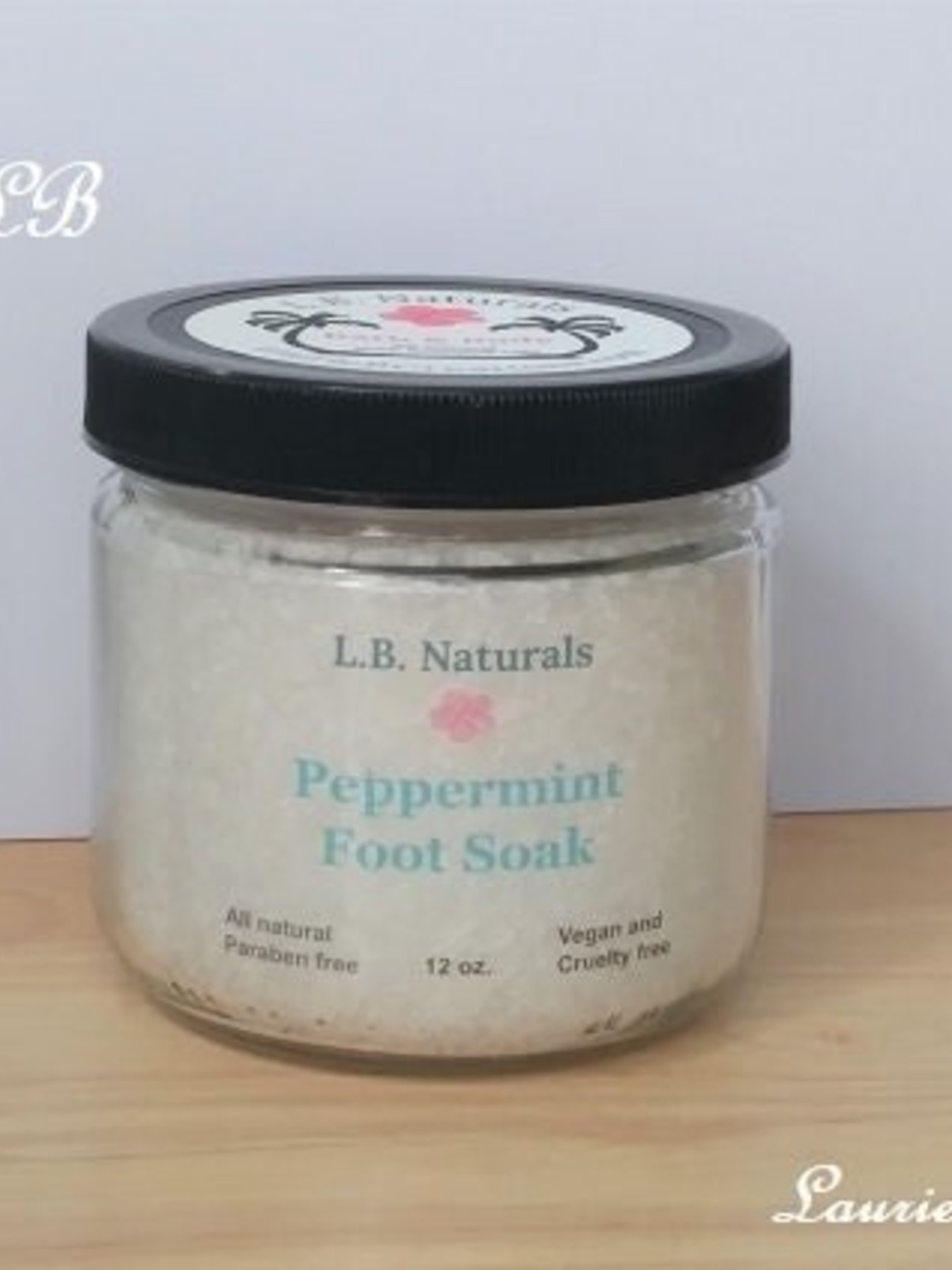 Natural Peppermint Foot Soak w/ Keepsake Seashell Scoop