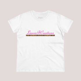 LaurieBCreations women's soft cotton tee with pink and animal print 